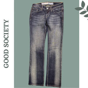 Good Society Women’s Bootcut Jeans Blue Denim Sustainable Organic Size 29